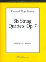 Six String Quartets, Op. 7 / edited by Nancy November.