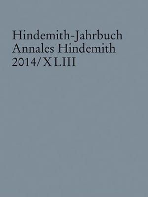 Hindemith - Jahrbuch, 2014/XLIII.