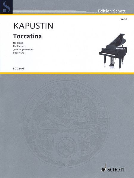 Toccatina, Op. 40 No. 3 : For Piano (1984).