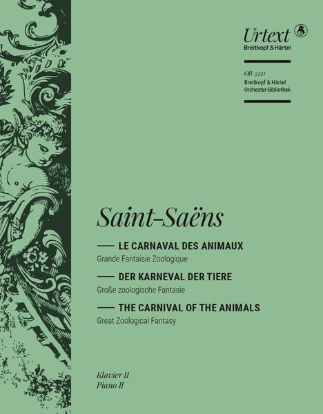 Carnival of The Animals : For Chamber Ensemble Or Small Orchestra [Solo Piano 2 Part].