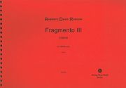 Fragmento III - Litania : Für Altflöte Solo (2015).