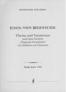 Thema und Variationen : Für Grosses Orchester und Bass-(Bariton-) Solo.