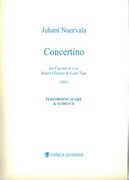 Concertino : For Clarinet In A Or Basset Clarinet In A and Tape (2001).