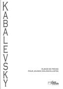Album De Pièces : Pour Jeunes Violoncellistes / arranged by Juozas Celkauskas.