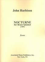 Nocturne : For Brass Quintet (1989).