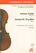 Konzert Nr. 20 G-Moll, RV 417 : Für Violoncello Solo, 2 Violinen, Viola und Basso Continuo.