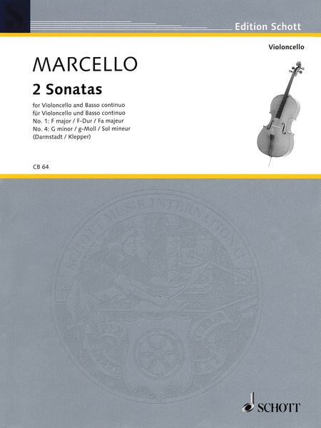 2 Sonatas : For Violoncello and Basso Continuo / edited by Gerhart Darmstadt.