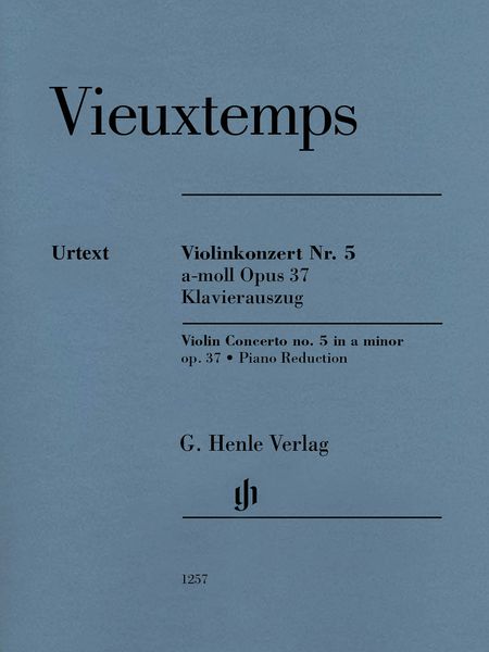 Violinkonzert Nr. 5 A-Moll, Op. 37 - Piano reduction / edited by Ray Iwazumi.