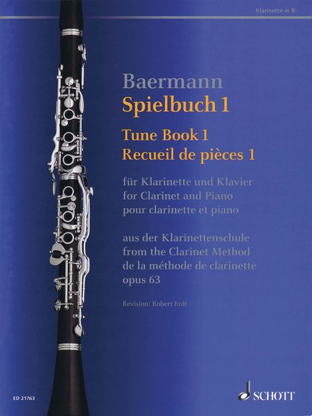 Spielbuch 1 = Tune Book 1 : For Clarinet and Piano / edited by Robert Erdt.