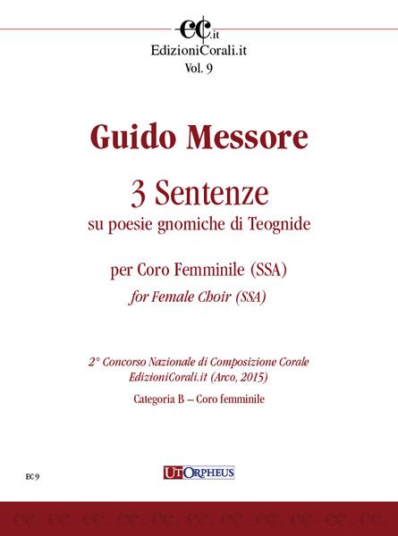 3 Sentenze Su Poesie Gnomiche Di Teognide : Per Coro Femminile (SSA).