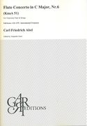 Flute Concerto In C Major, Nr. 6 (KnaA 51) : For Transverse Flute and Strings / Ed. Alejandro Garri.