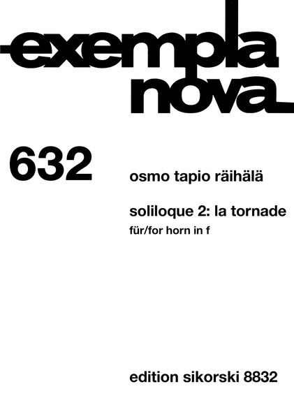Soliloque 2 - la Tornade : For Horn In F (2012).