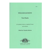 Ten Duets : For Sopranos, Tenors, Or Soprano & Tenor and Continuo / edited by Timothy Roberts.