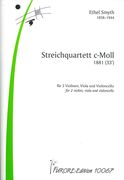 Streichquartett C-Moll : Für 2 Violinen, Viola und Violoncello (1881).