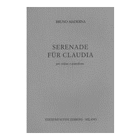 Serenade For Claudia : Per Violino E Pianoforte (1968).