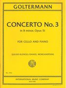 Concerto No. 3 In B Minor, Op. 51 : For Cello and Piano / Ed. Julius Klengel & Daniel Morganstern.