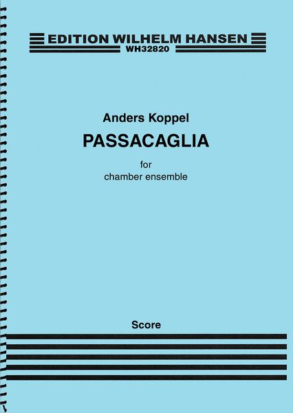 Passacaglia : For Chamber Ensemble.