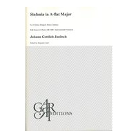 Sinfonia In A-Flat Major : For 2 Horns, Strings and Basso Continuo / edited by Alejandro Garri.
