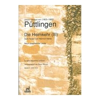Heimkehr, Band III : Neun Ausgewählte Lieder Für Hohe Singstimme und Klavier / Ed. Martin Wiemer.