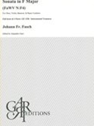 Sonata In F Major, FaWV N:F4 : For Oboe, Violin, Bassoon and Basso Continuo / Ed. Alejandro Garri.