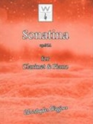 Sonatina, Op. 91a : For Clarinet and Piano.