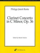Clarinet Concerto In C Minor, Op. 36 / edited by Martin Harlow.