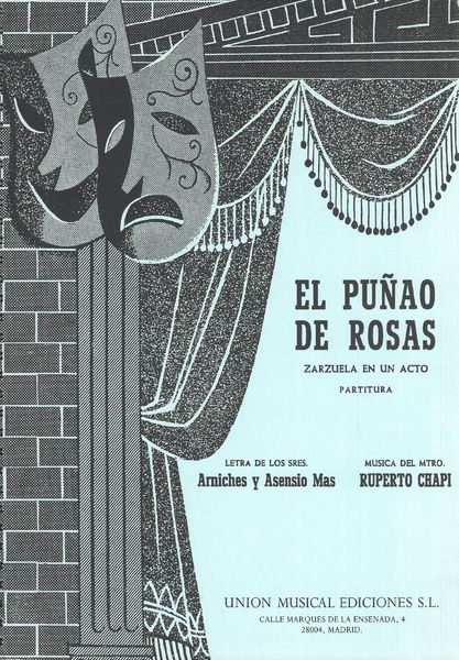 Puñao De Rosas : Zarzuela En Un Acto.