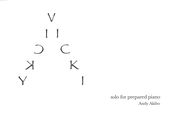 Vick(I/Y) : Solo For Prepared Piano (2008).