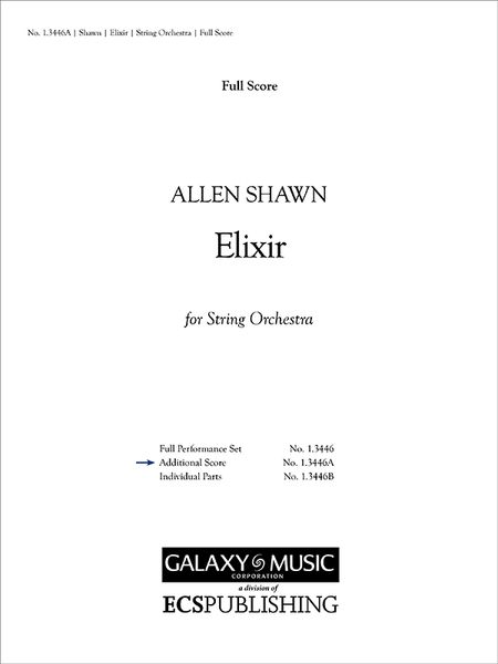 Elixir : For String Orchestra.