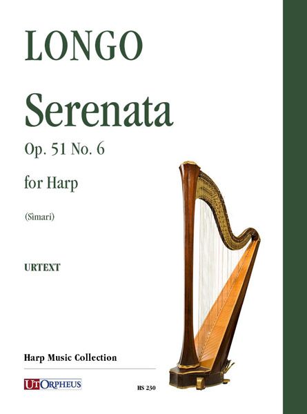 Serenata, Op. 51 No. 6 : For Harp / edited by Sara Simari.