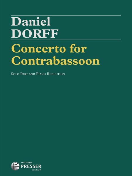 Concerto For Contrabassoon : reduction For Contrabassoon and Piano.