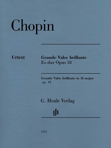 Grande Valse Brillante Es-Dur, Op. 18 : For Piano / edited by Ewald Zimmermann.