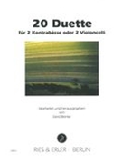 20 Duette : Für 2 Kontrabässe Oder 2 Violoncelli / arranged by Gerd Reinke.