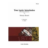 Two Lyric Interludes : For String Orchestra.