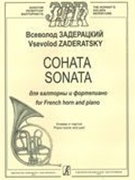 Sonata : For French Horn and Piano.