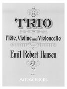 Trio In D Minor : For Flute, Violin and Violoncello.
