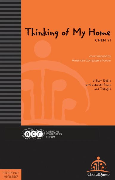 Thinking of My Home : For 3-Part Treble Choir With Optional Piano and Triangle.
