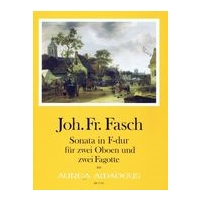 Sonate In F-Dur : Für Zwei Oboen und Zwei Fagotte / edited by Yvonne Morgan.