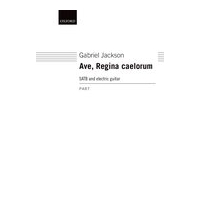 Ave, Regina Caelorum : For SATB and Electric Guitar.