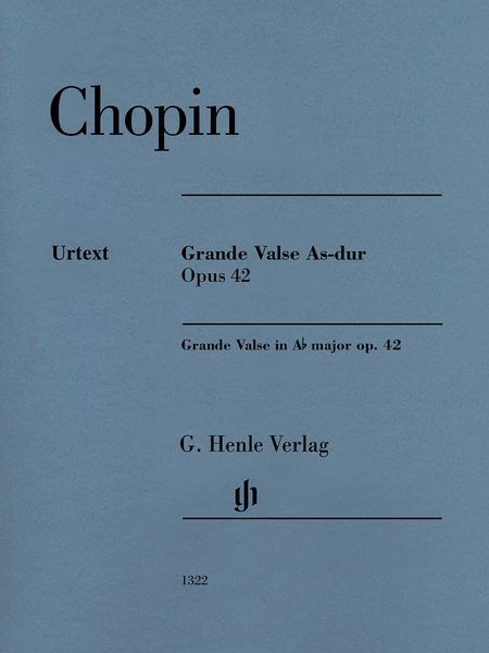 Grande Valse As-Dur, Op. 42 : For Piano / edited by Ewald Zimmermann.