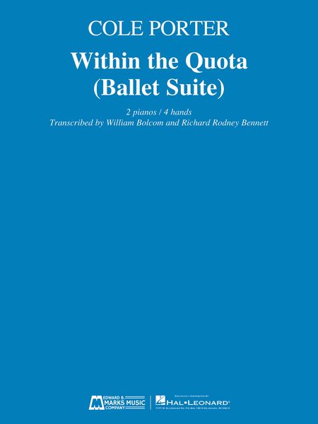 Within The Quota (Ballet Suite) : For 2 Pianos, 4 Hands / arr. Bolcom and Bennett.