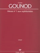 Messe No. 1 Aux Orphéonistes : Pour Solistes (TTB), Choeur (TTB) / edited by Paul Prévost.
