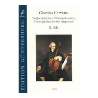 Twelve Solos For A Violoncello With A Thorough Bass For The Harpischord, Op. 2, Nos. X-XII.