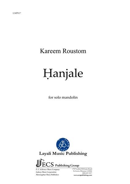 Hanjale : For Solo Mandolin (2013).