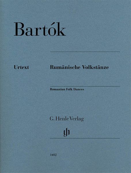 Rumänische Volkstänze = Romanian Folk Dances : For Piano / edited by László Somfai.