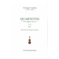 Quartetto In Do Maggiore, Op. 4 N. 3, T 21 / edited by Giuseppe Fochesato.