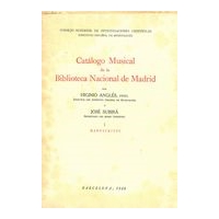 Catalogo Musical De la Biblioteca Nacional De Madrid.