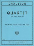 Quartet In A Major, Op. 30 : For Violin, Viola, Violoncello and Piano.