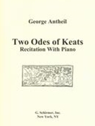 Two Odes of Keats : Recitation With Piano.