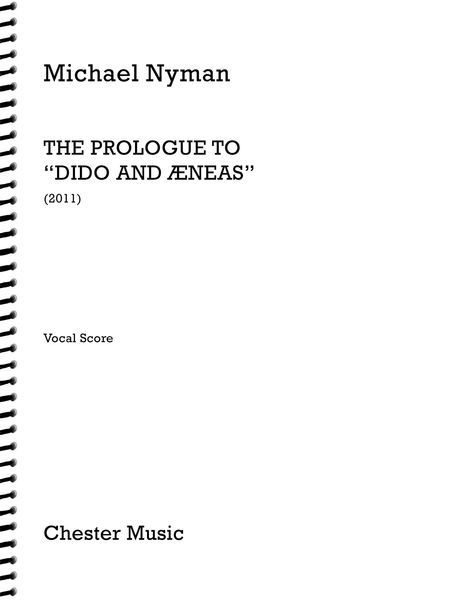 Prologue To Dido and Aeneas : For Voices, Strings and Harpsichord (2010).